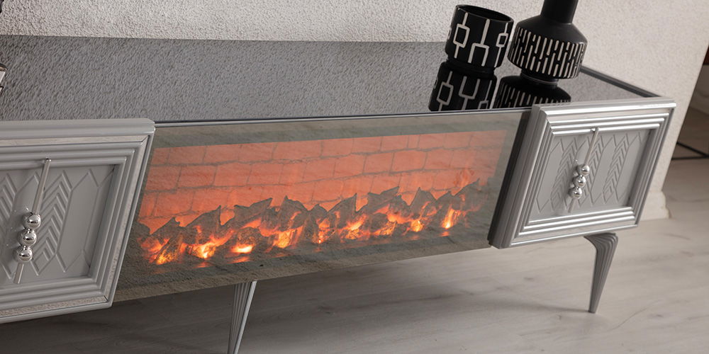 Velar Sis Gri Tv Ünitesi