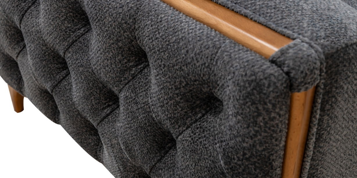 Monza Koltuk Takımı Ahşap Klapalı