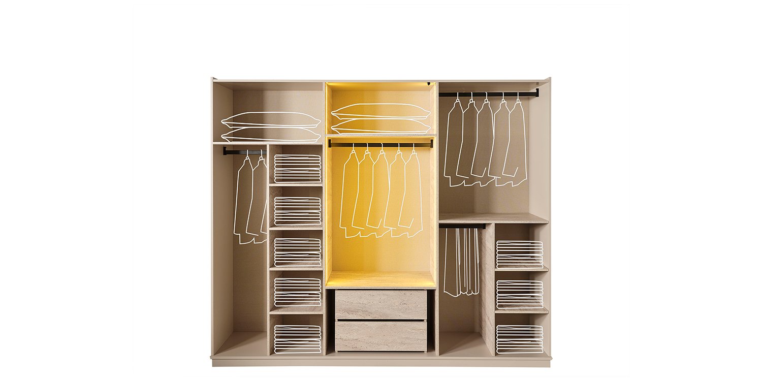 Zara Yatak Odası Takımı Gold