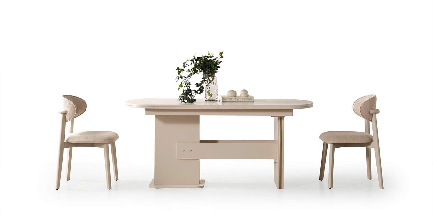 Zara Yemek Odası Takımı Gold