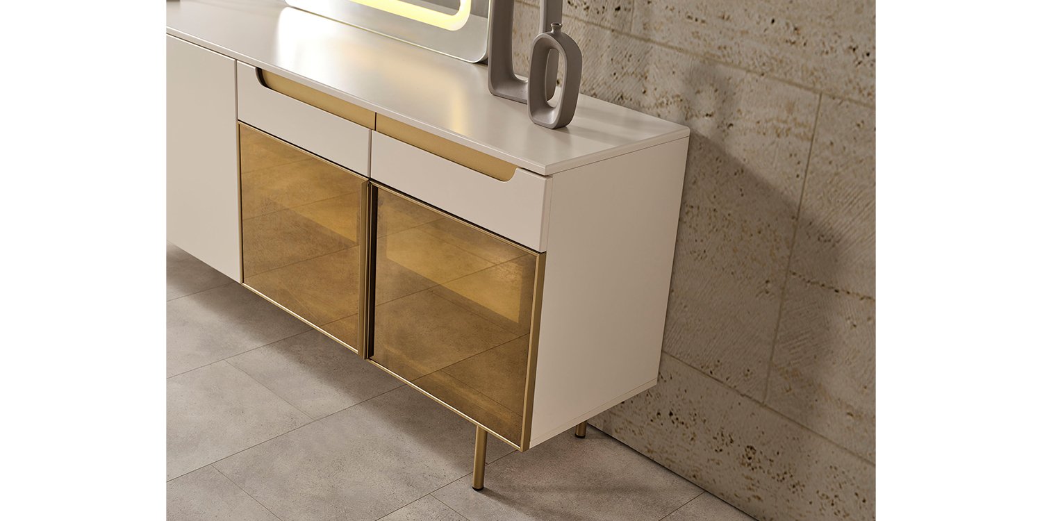 Zara Yemek Odası Takımı Gold