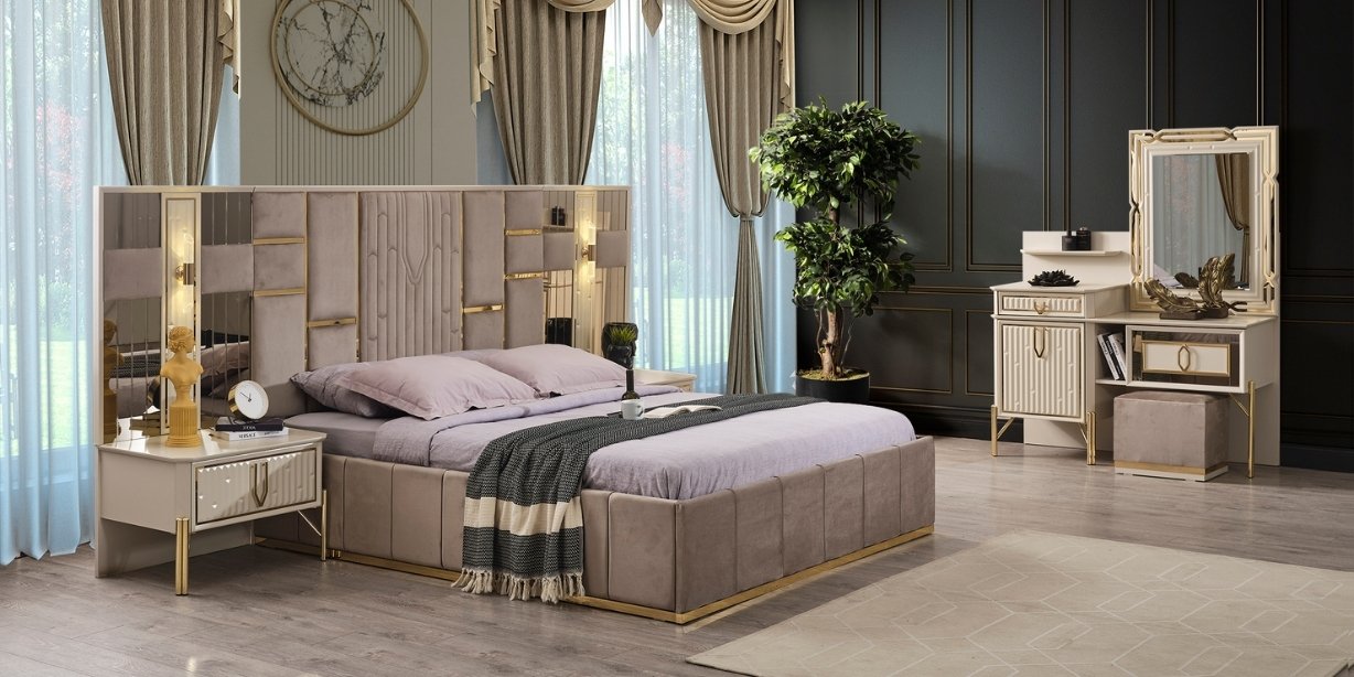 Bahar Yatak Odası Takımı Vizon