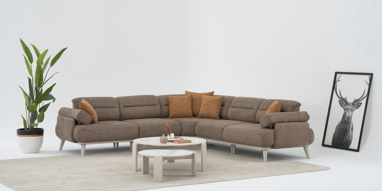 Madrid Köşe Koltuk Takımı Kol Mekanizmalı