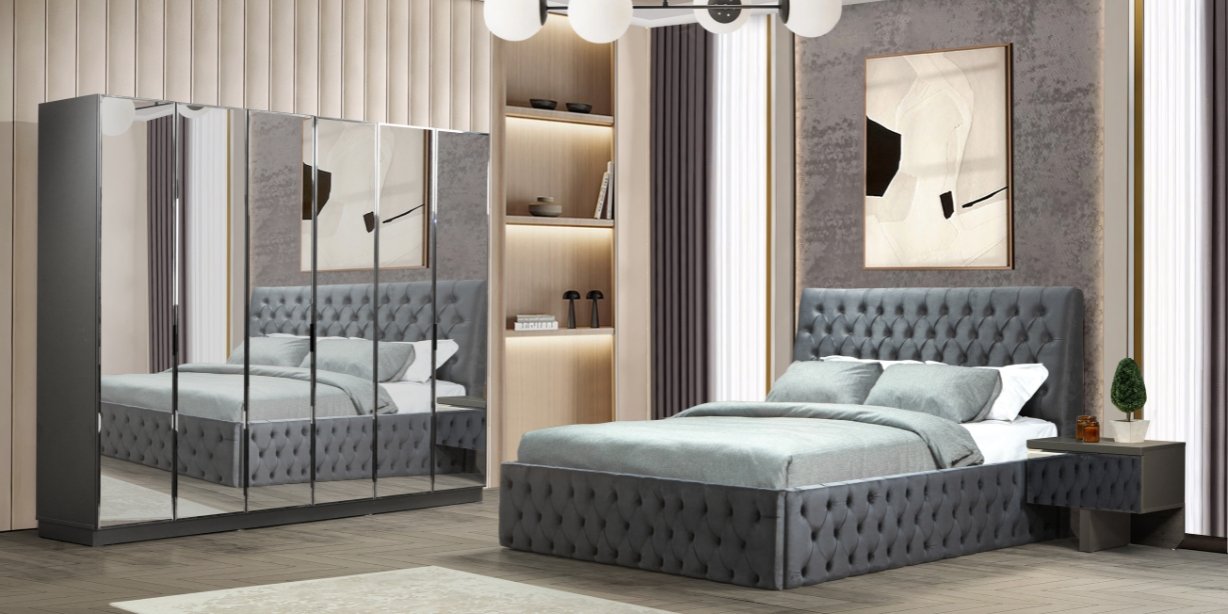 Asel Antrasit Yatak Odası Takımı