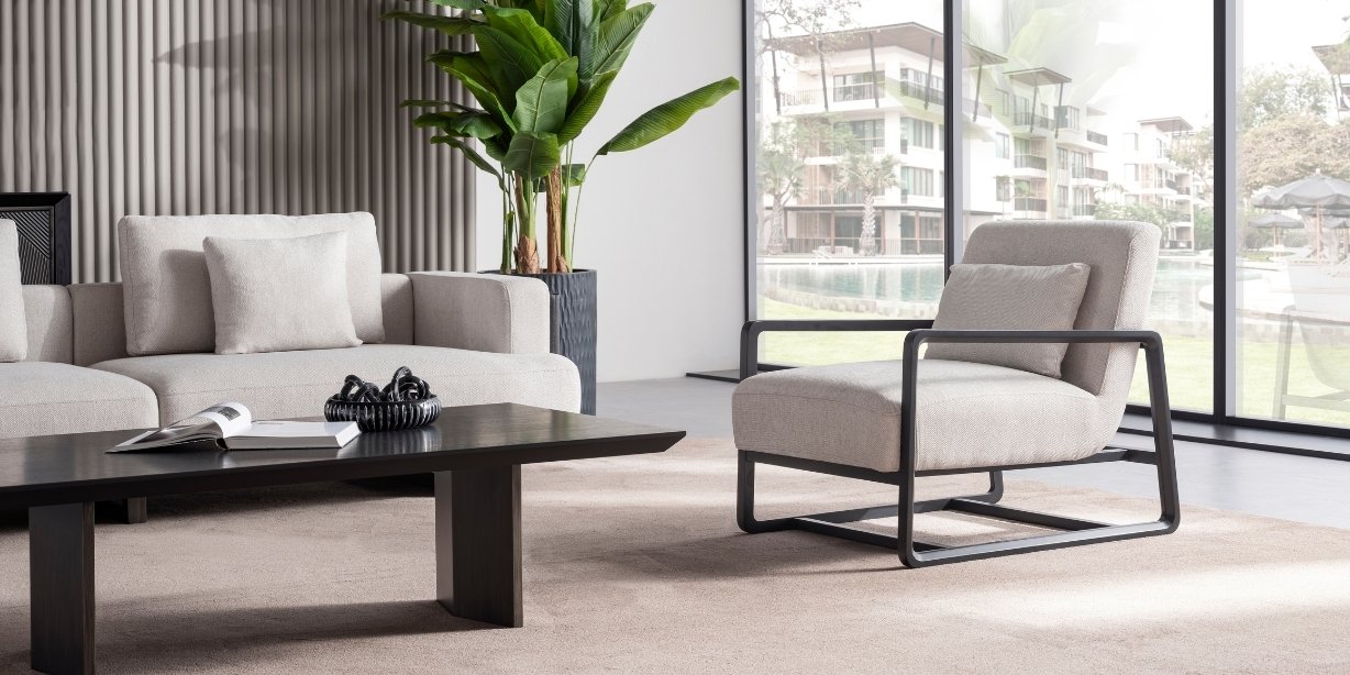 Cross Siyah Koltuk Takımı