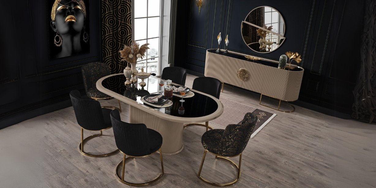 Gucci Cappicuno Yemek Odası Takımı