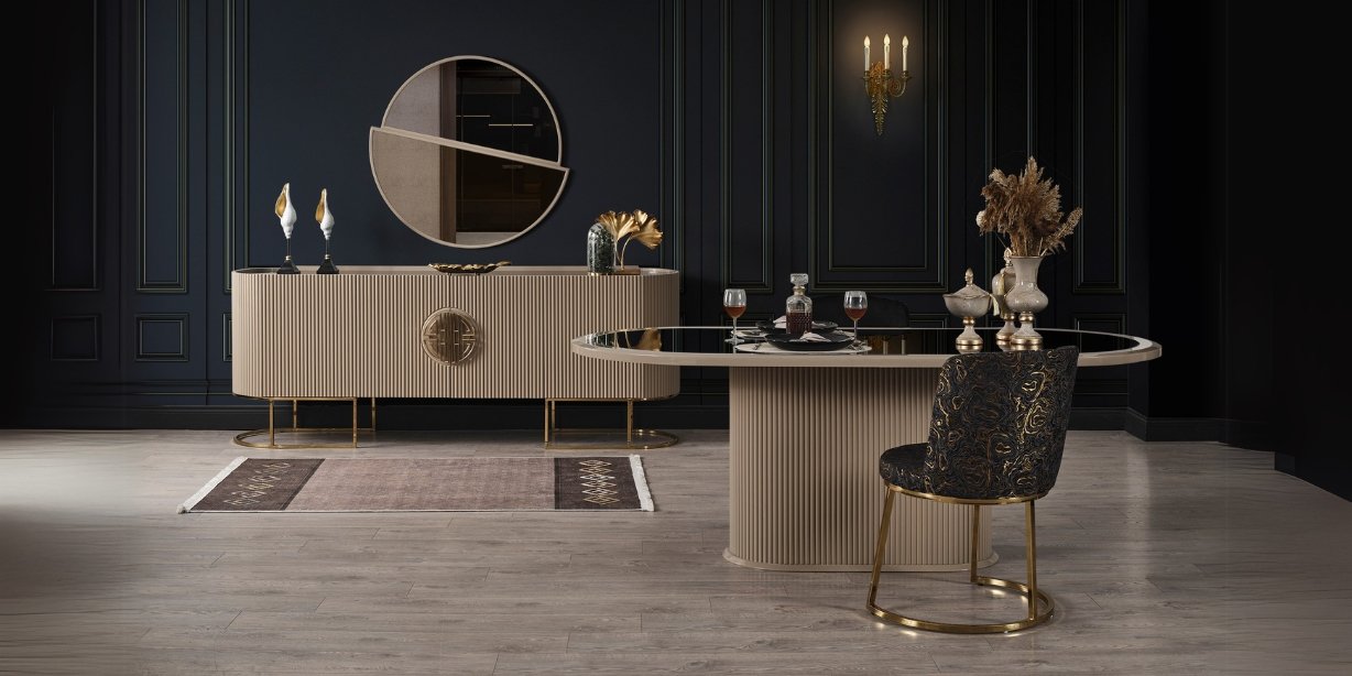 Gucci Cappicuno Yemek Odası Takımı