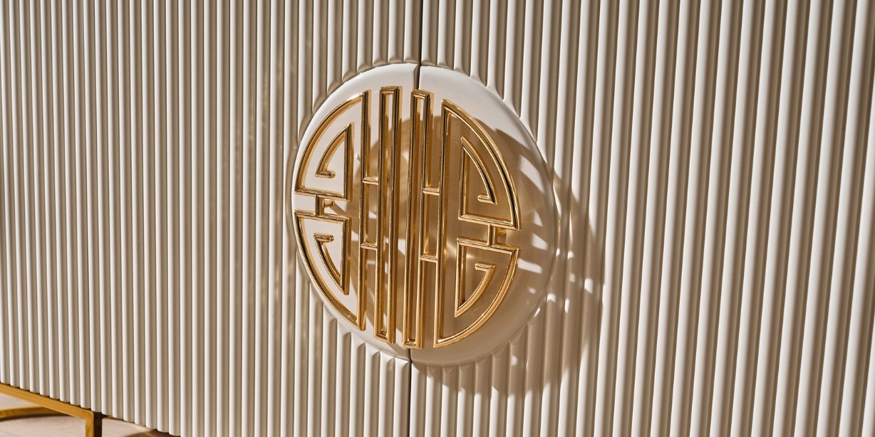 Gucci Ekru Gold Yemek Odası Takımı