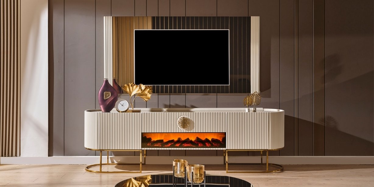 Gucci Ekru Gold Yemek Odası Takımı