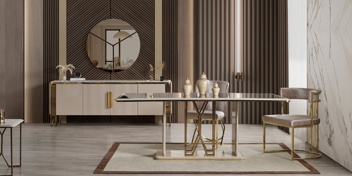 Solo Lux Vizon Yemek Odası Takımı