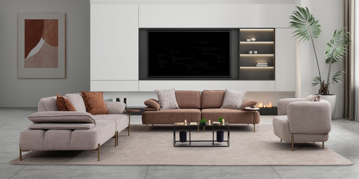 Modern Reina Koltuk Takımı Teşhirden