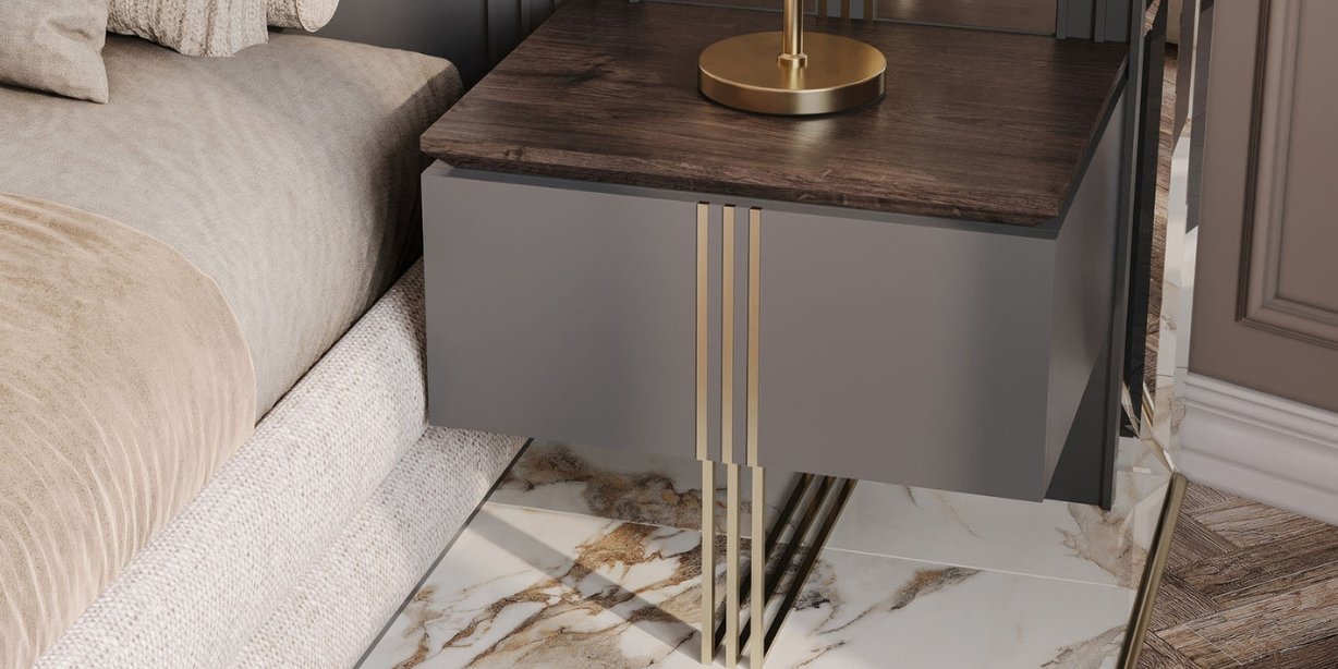 Madrid Antrasit Yatak Odası Takımı