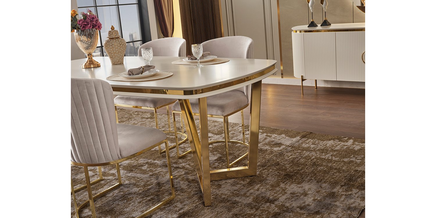 Tesla Yemek Odası Takımı Luxury