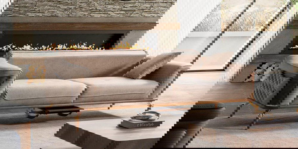 Dubai Koltuk Takımı Krem