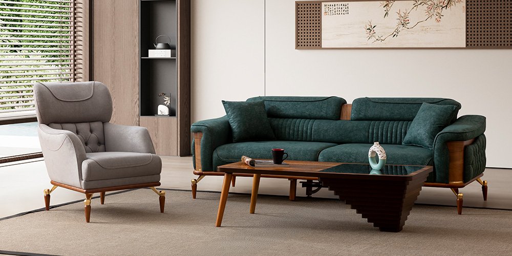 Dubai Koltuk Takımı Yeşil