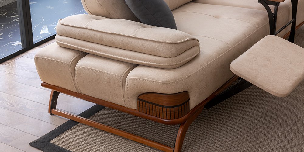 Jaguar Koltuk Takımı Antrasit-Krem