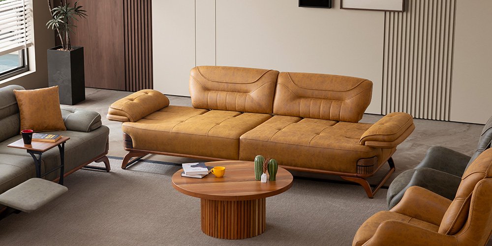 Jaguar Koltuk Takımı Sarı-Yeşil