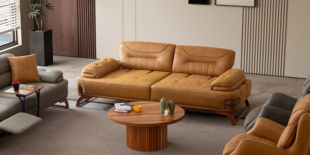 Jaguar Koltuk Takımı Sarı-Yeşil