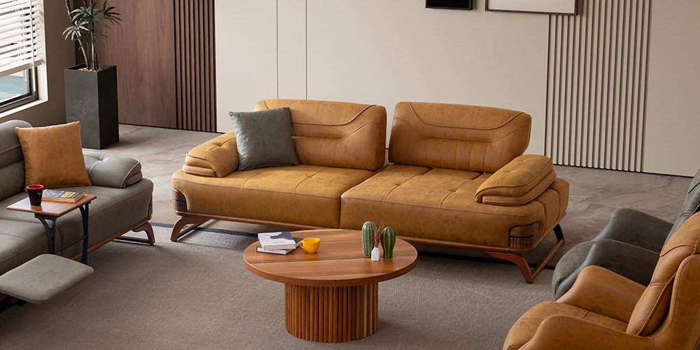 Jaguar Koltuk Takımı Sarı-Yeşil