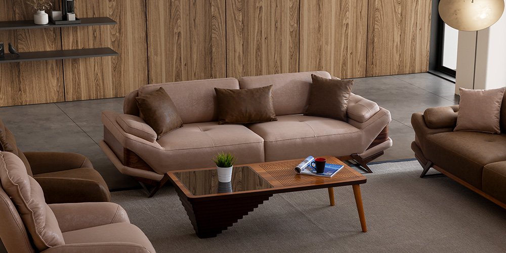 Milano Klapalı Koltuk Takımı Krem