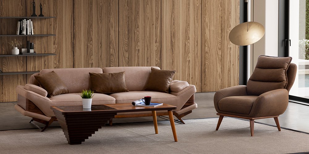 Milano Klapalı Koltuk Takımı Krem