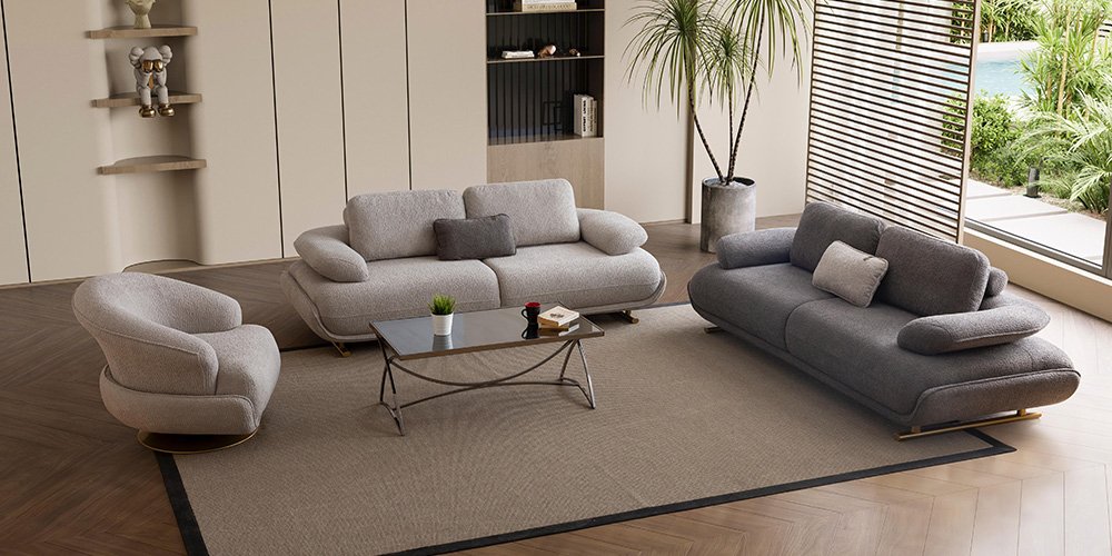 Siesta Koltuk Takımı Beyaz