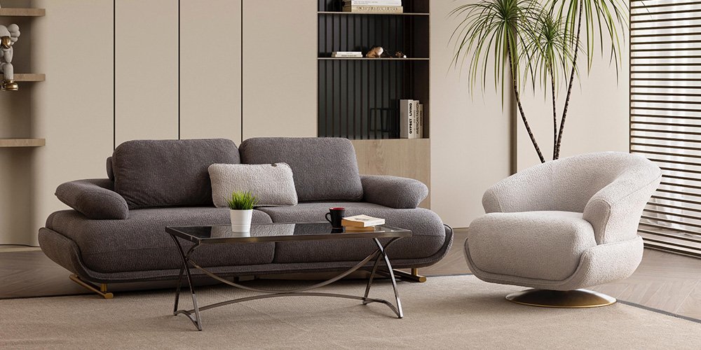 Siesta Koltuk Takımı Beyaz