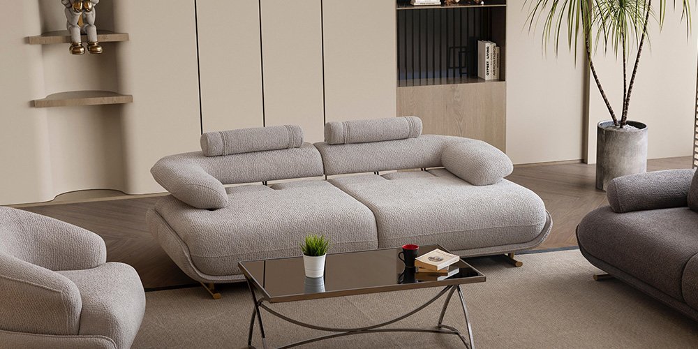 Siesta Koltuk Takımı Beyaz