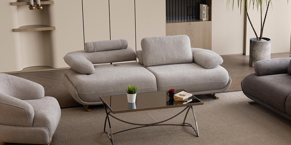 Siesta Koltuk Takımı Beyaz