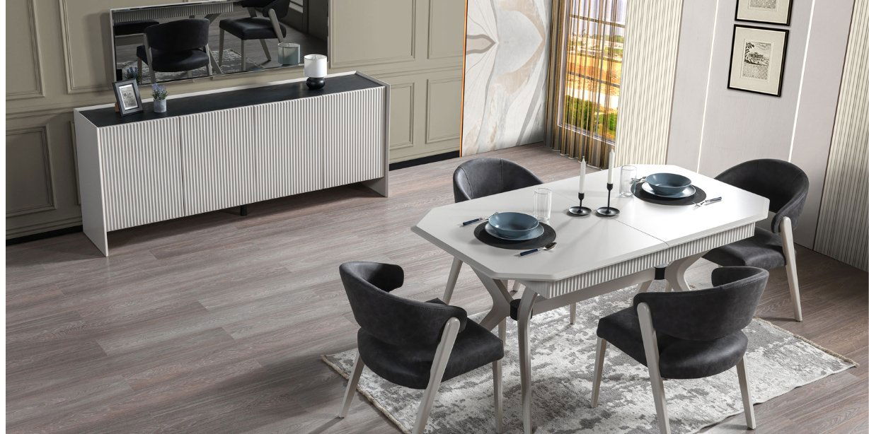 Dolunay Yemek Odası Takımı