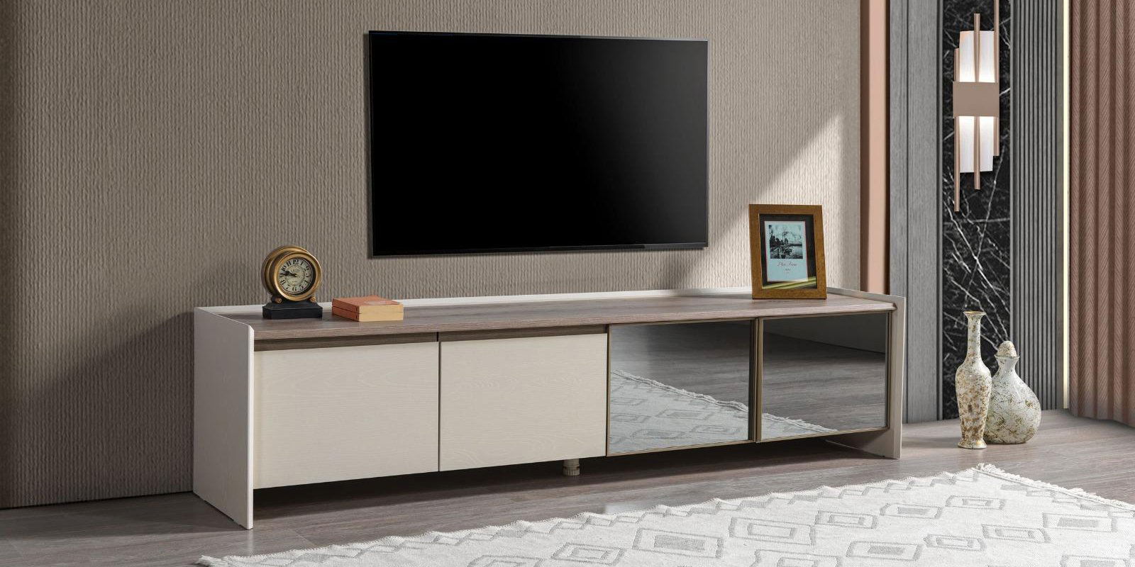 Asya Tv Ünitesi Ekru