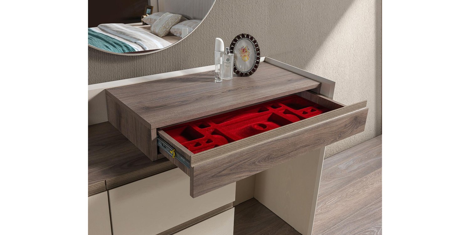 Asya Yatak Odası Takımı Ekru