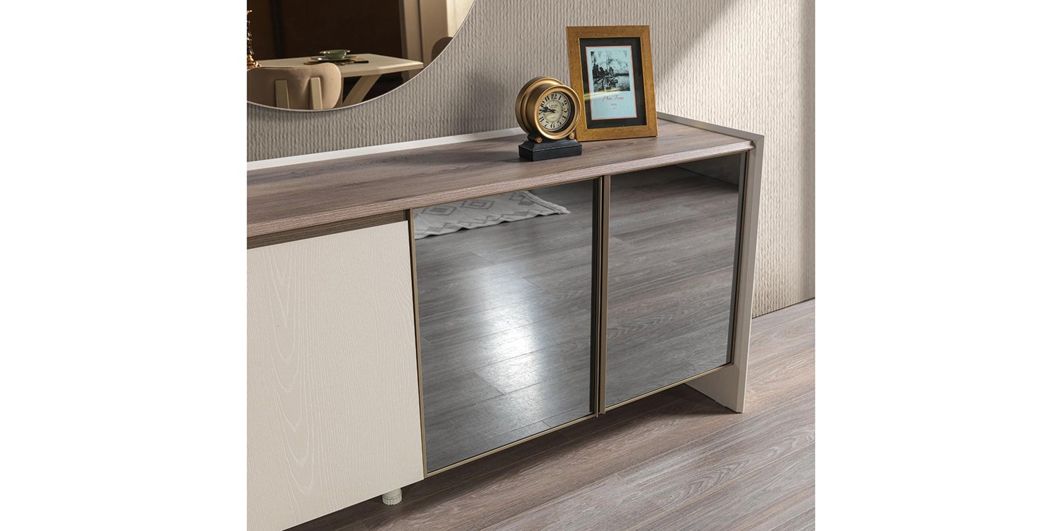 Asya Yemek Odası Takımı Ekru