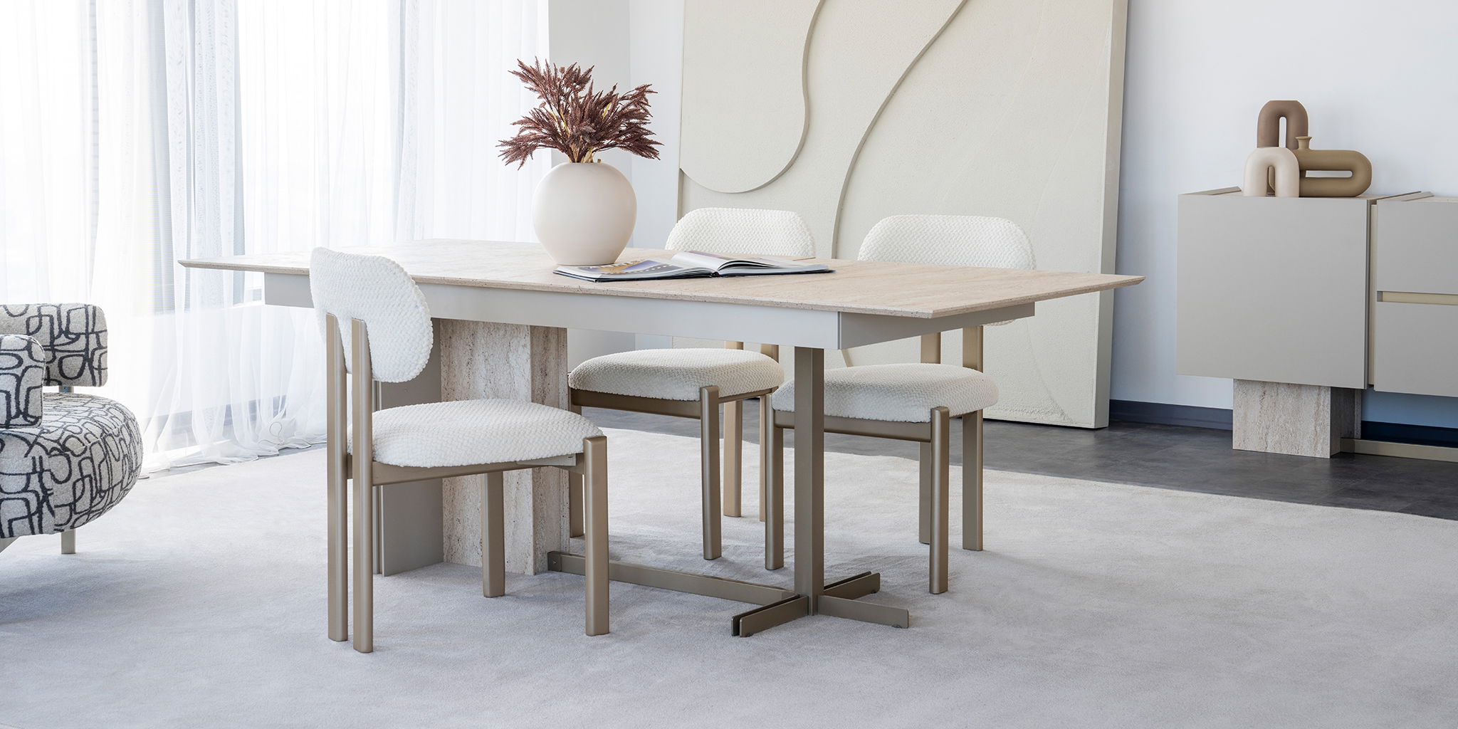 Mocha Yemek Odası Takımı