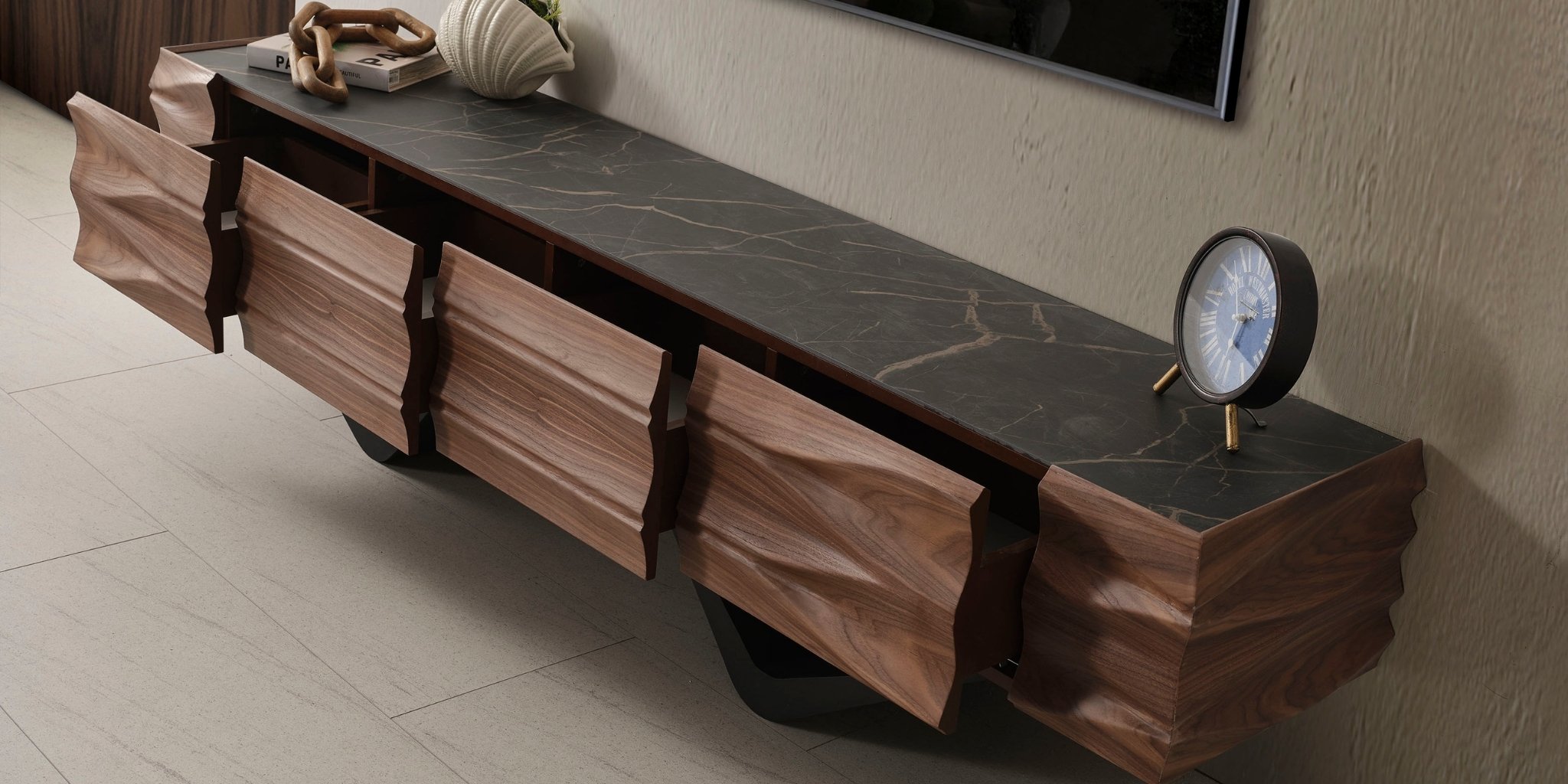 Meva Tv Ünitesi Ceviz