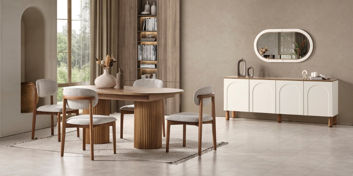 Bohem Yemek Odası Takımı Modi