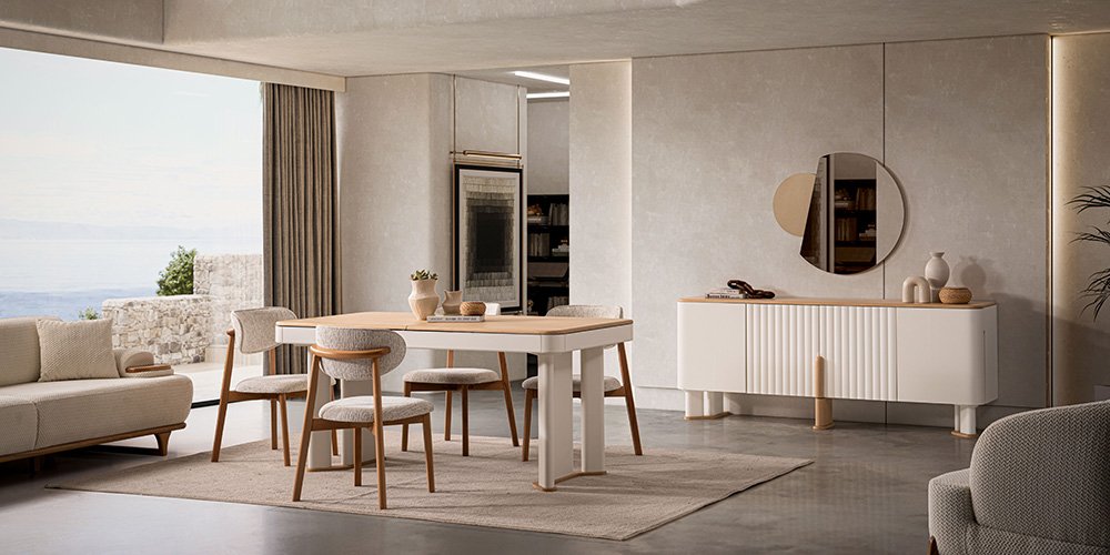 Kaju Yemek Odası Takımı