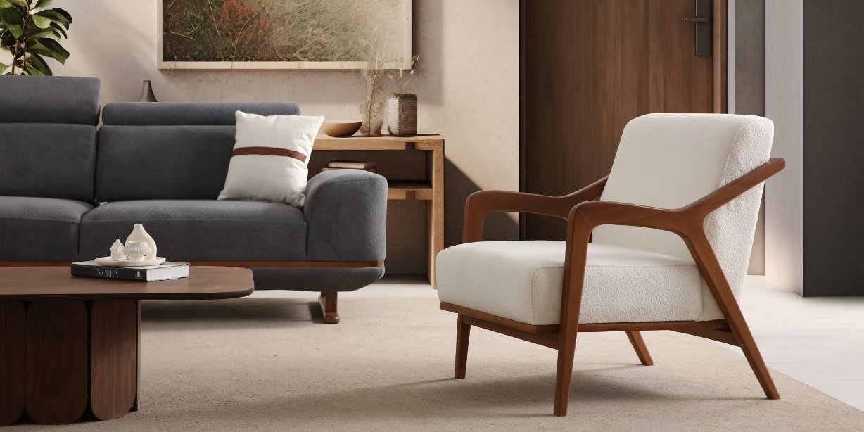 Asya Koltuk Takımı Acı Ceviz