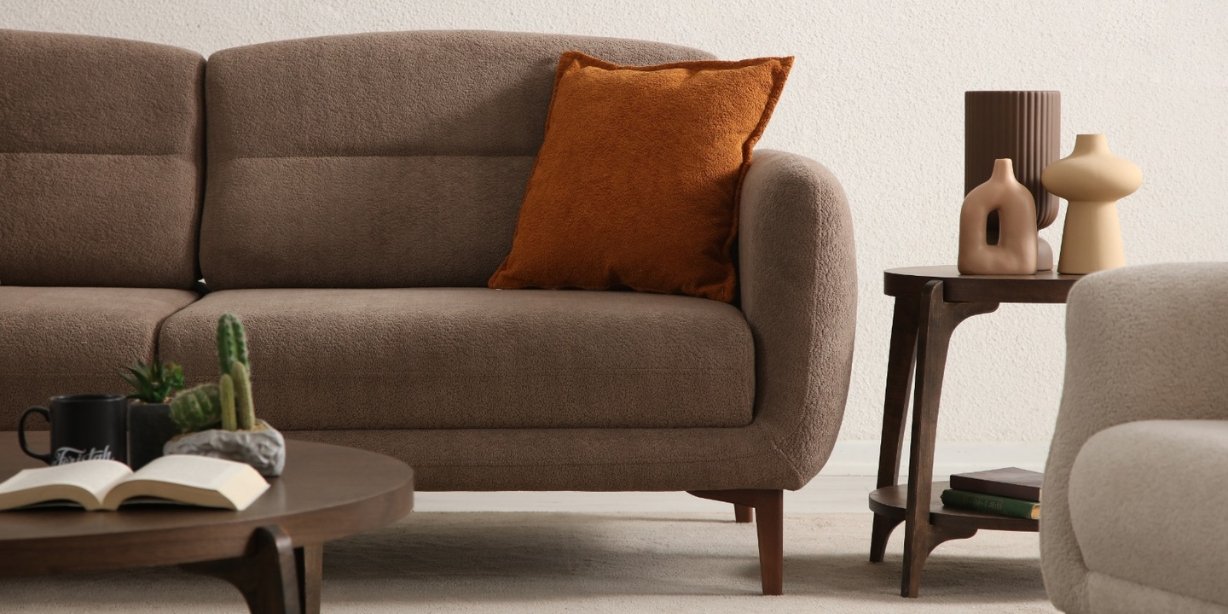 Nova Koltuk Takımı Ahşap Ayaklı