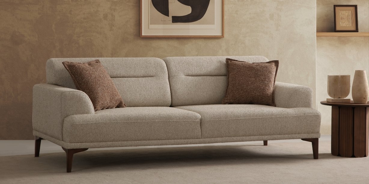 Roma Koltuk Takımı Ahşap Ayaklı