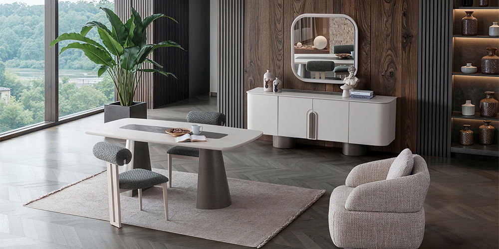 İnci Yemek Odası Takımı