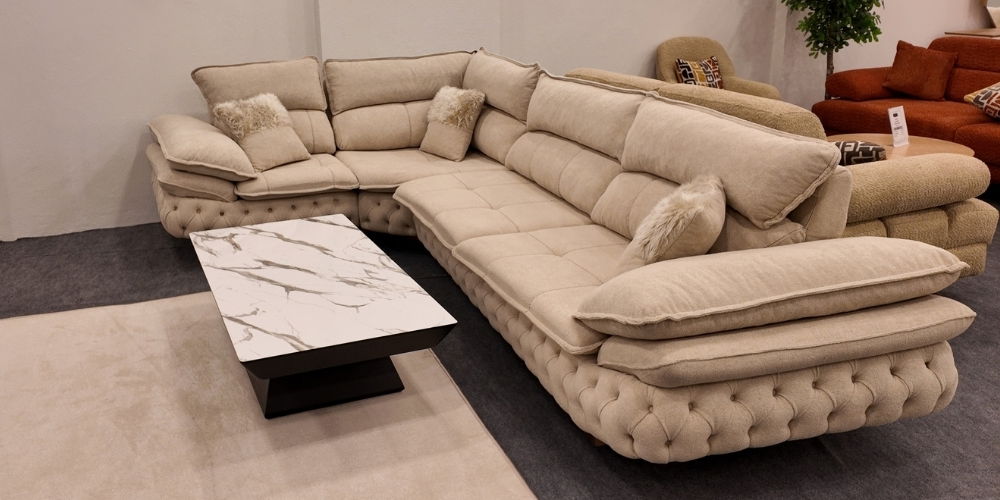 Keops Köşe Koltuk Takımı Teşhirden