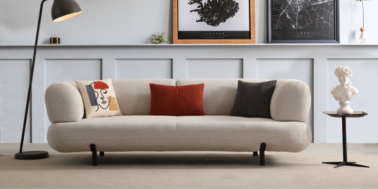 Manetti Koltuk Takımı Siyah Ayaklı