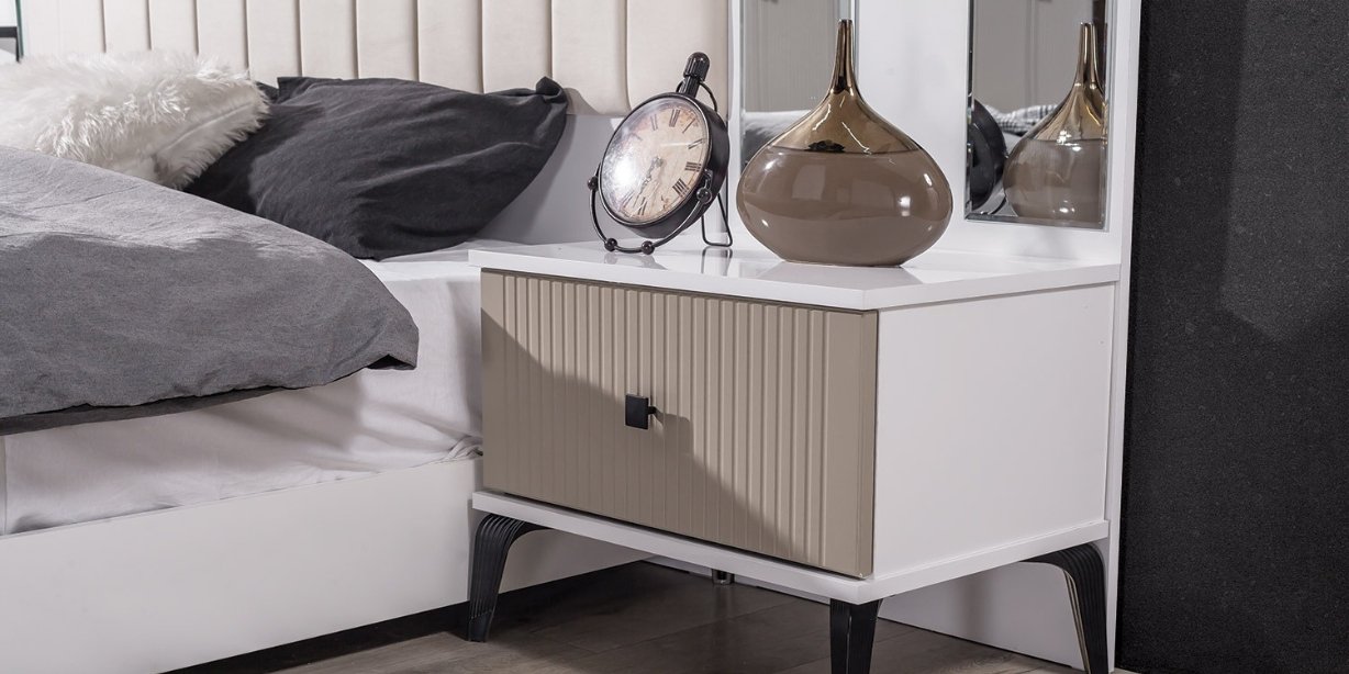 Still Bej Yatak Odası Takımı Mdf