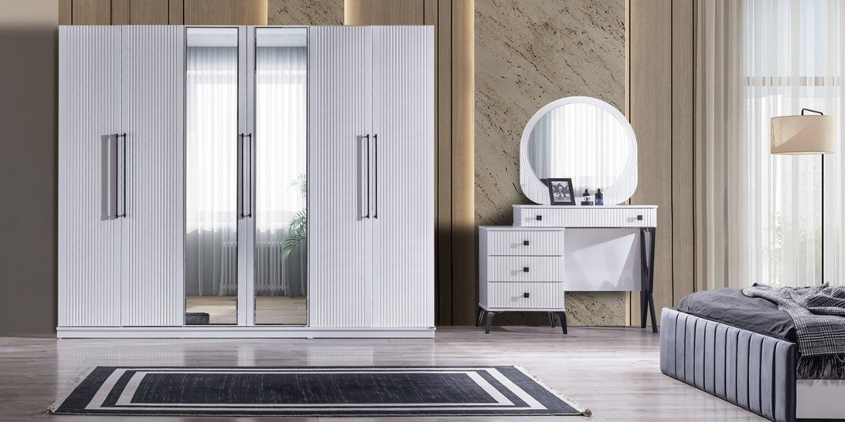 Still Beyaz Yatak Odası Takımı Mdf