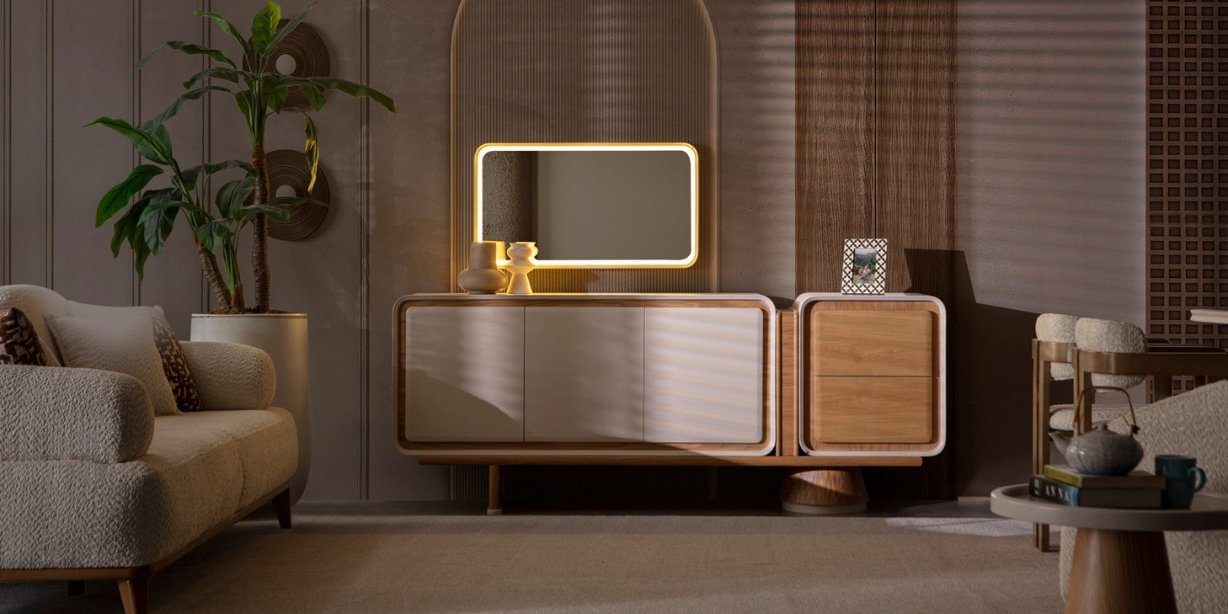 Latte Yemek Odası Takımı Bohem