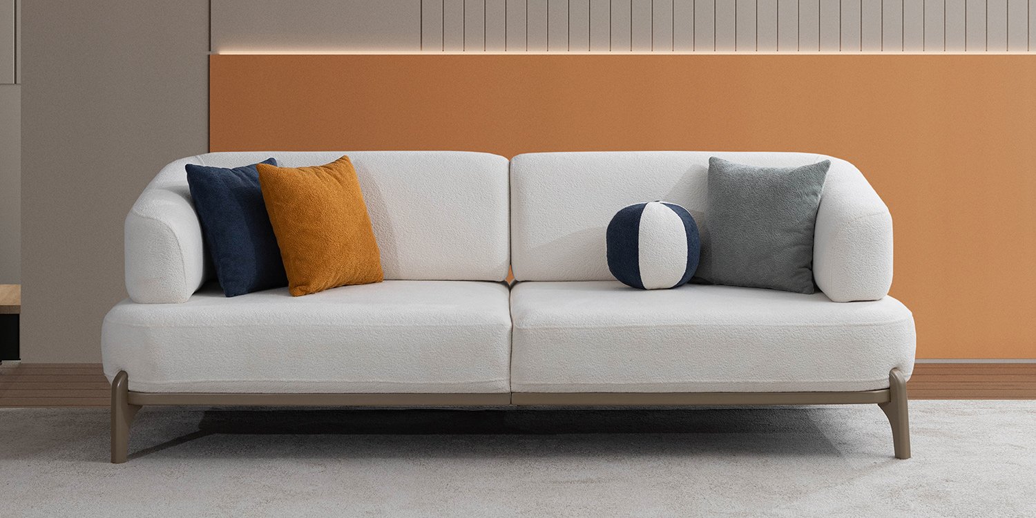 Lotus Koltuk Takımı Krem