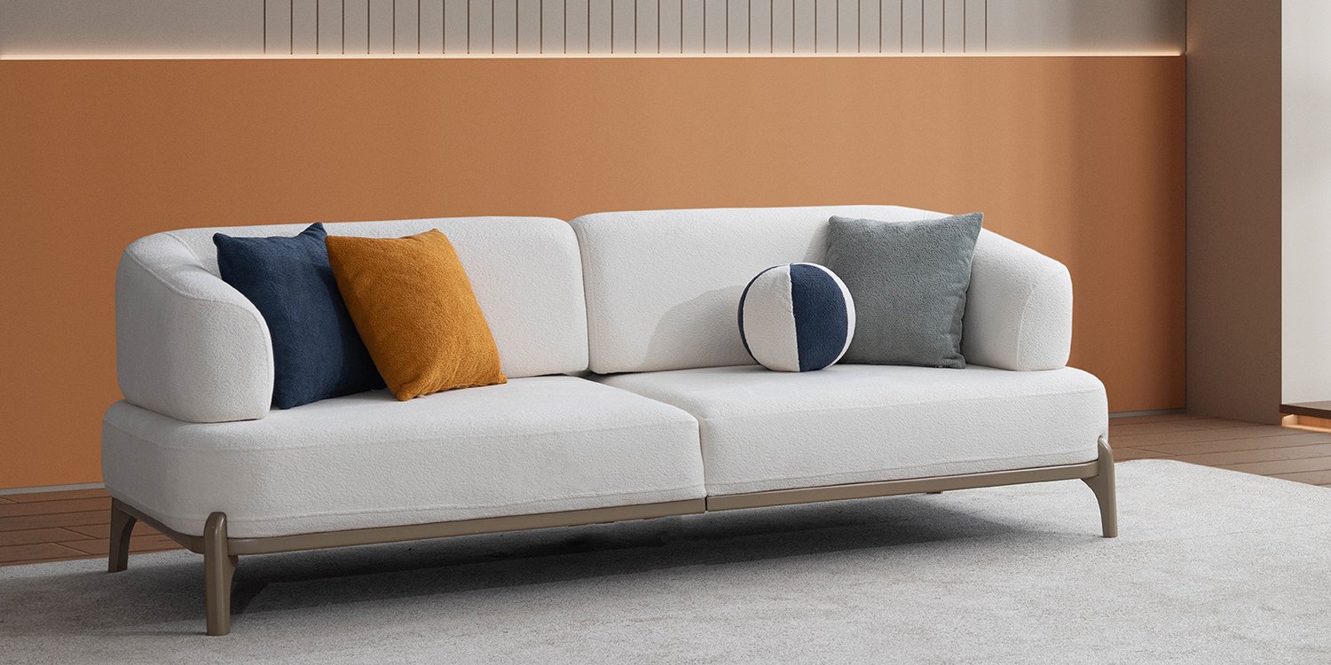 Lotus Koltuk Takımı Krem