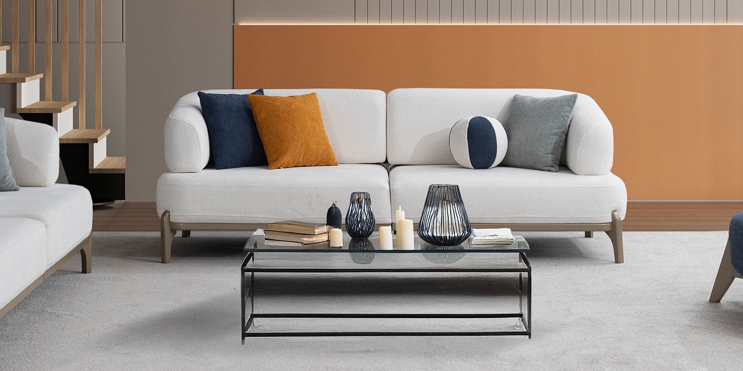 Lotus Koltuk Takımı Krem