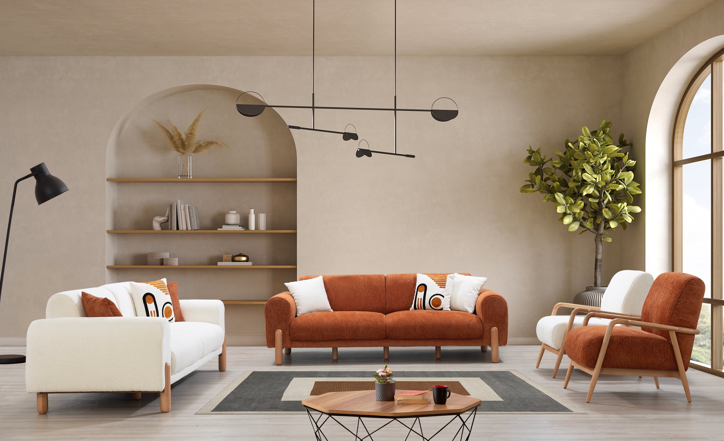 Bohem Koltuk Takımı Teşhirden